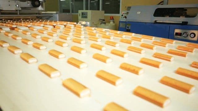 Automated confectionery production line inside Richy Southern Factory